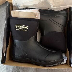 Mudruckers Black Waterproof Boots
